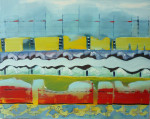 Grenzen 100x80
